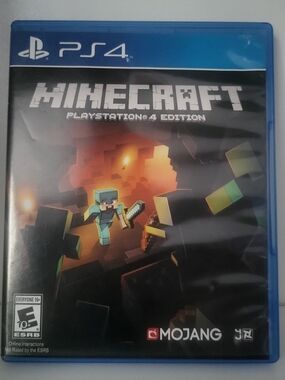 Minecraft PlayStation 4 Edition (PS4) - Mojang - Blue Case